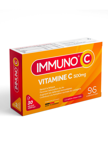 IMMUNO® C – Vitamine C 500mg – 30 gélules végétales