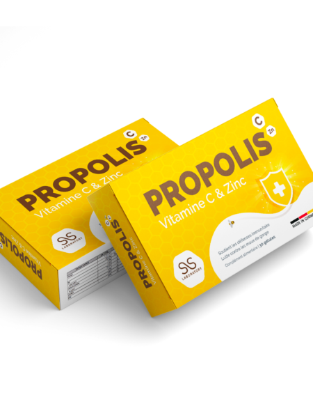 PROPOLIS – Vitamine C et Zinc – 30 gélules végétales