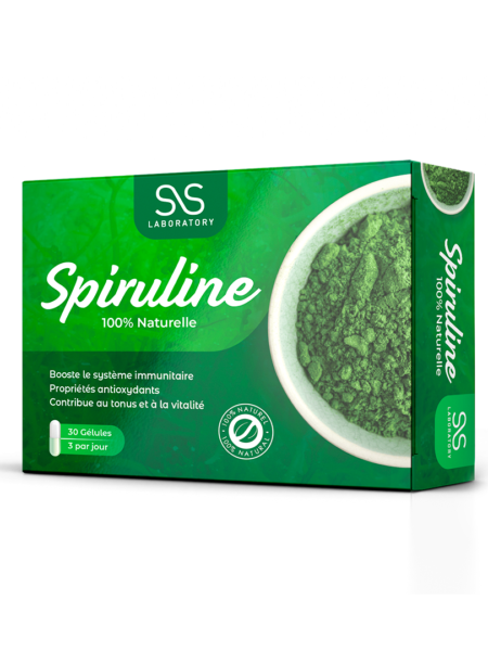 Spiruline – 100% naturelle – 30 gélules végétales